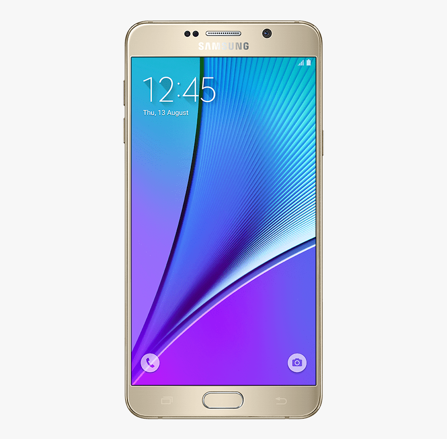 Samsung Phone Png Image - Samsung Note 5, Transparent Clipart