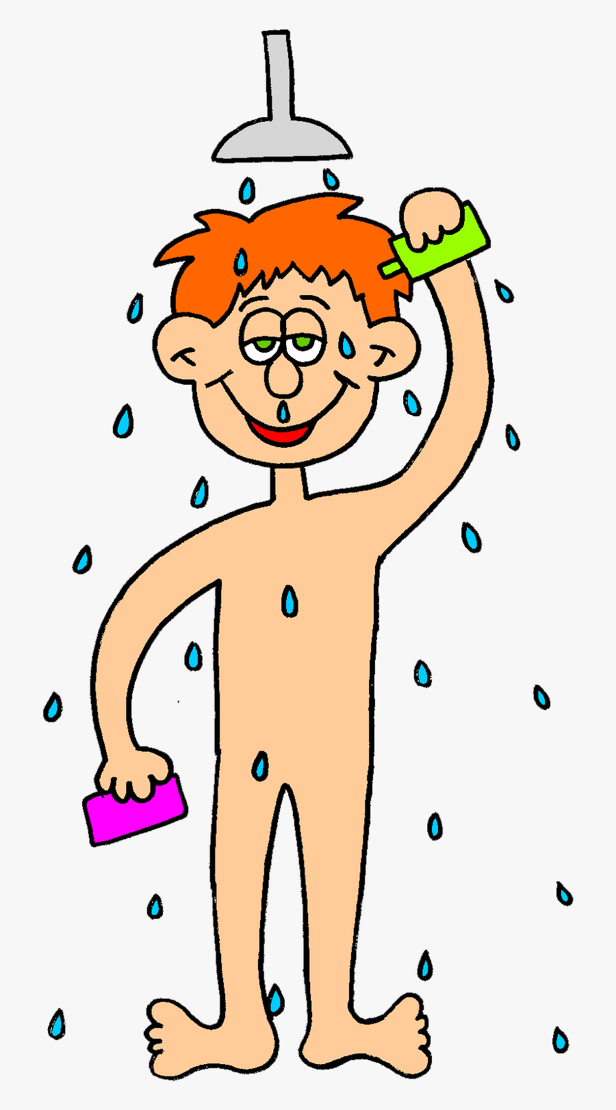 Dibujo De Bañarse Facil, Transparent Clipart