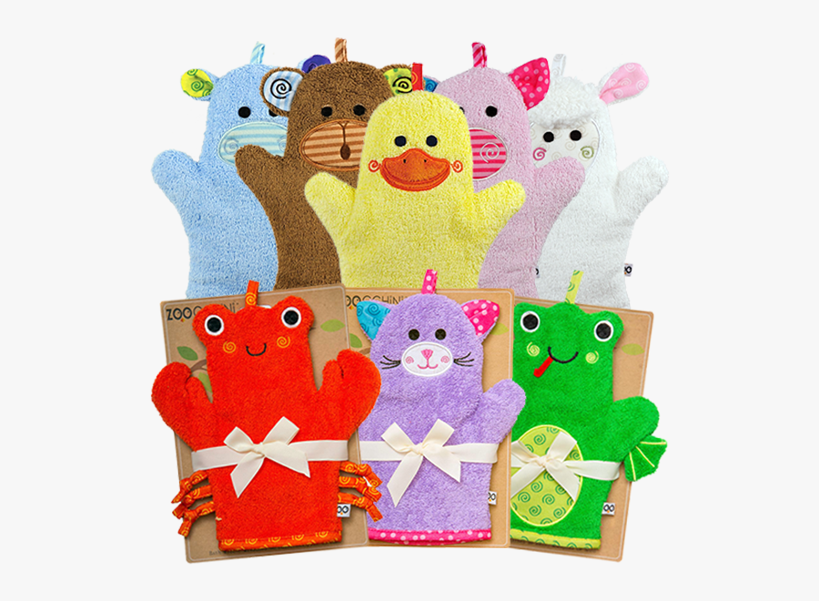 Assorted Bath Mitts Available - Cartoon, Transparent Clipart