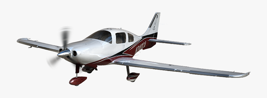 Aircraft Clipart Cessna Airplane - Single Engine Plane Landing Approach, Transparent Clipart