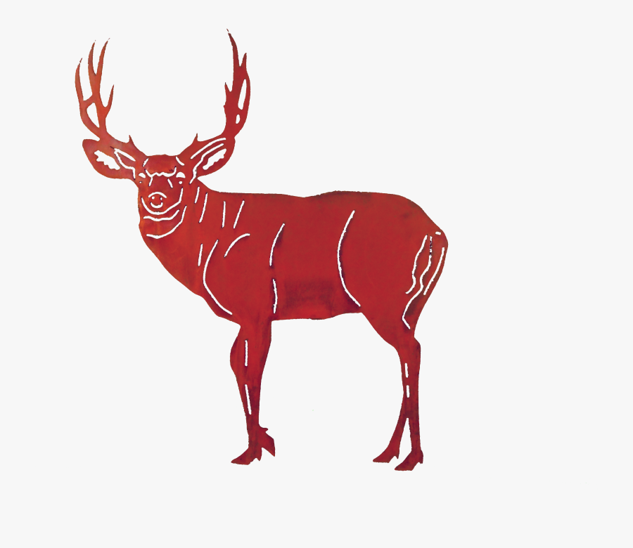 Deer-large Larger Image - Elk, Transparent Clipart