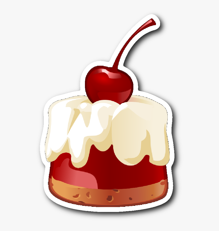 Transparent Cherry Clipart Png - Dessert Clip Art Transparent, Transparent Clipart