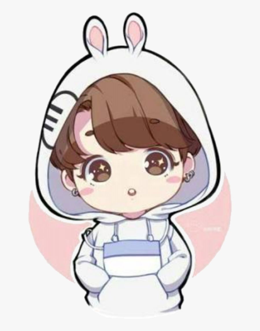 Transparent Jungkook Png - Jungkook Bts Cartoon, Transparent Clipart