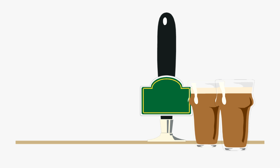 Transparent Beer Clipart - Beer On Tap Transparent, Transparent Clipart