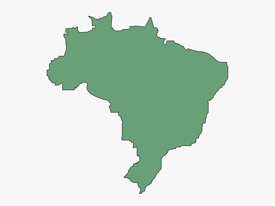 Brazil Map, Transparent Clipart