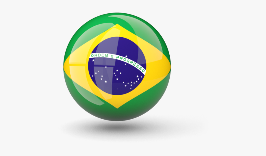 Download Brazil Flag Png Clipart - Brazil Round Flag Png, Transparent Clipart