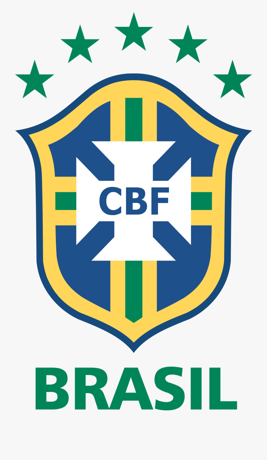 Clip Art Brazilian Football Confederation Wikipedia - Brazil Football Team Logo, Transparent Clipart