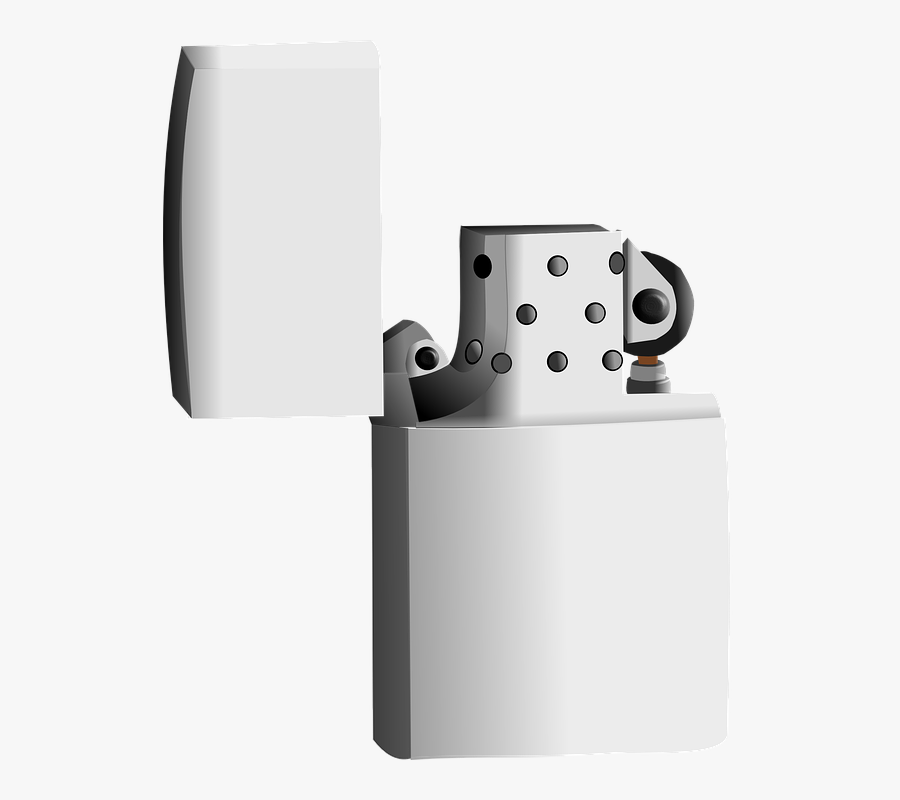 Lighter, Fire, Smoking, Cigarette, Metal - Zippo Png, Transparent Clipart