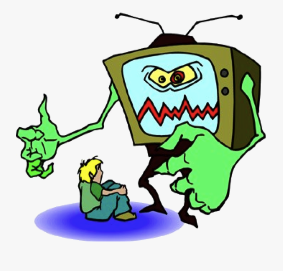 This Can Lead To The Child Being Depressed, Lonely - Tv Violence And Children, Transparent Clipart