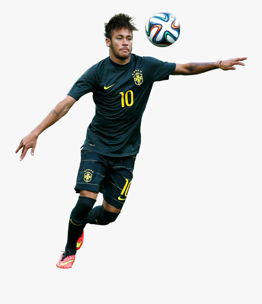 Render Do Neymar Brazil Png Clipart Image - Kick Up A Soccer Ball, Transparent Clipart