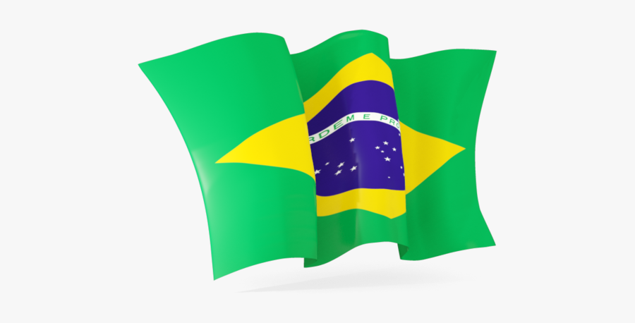 Brazil Flag Waving Png, Transparent Clipart