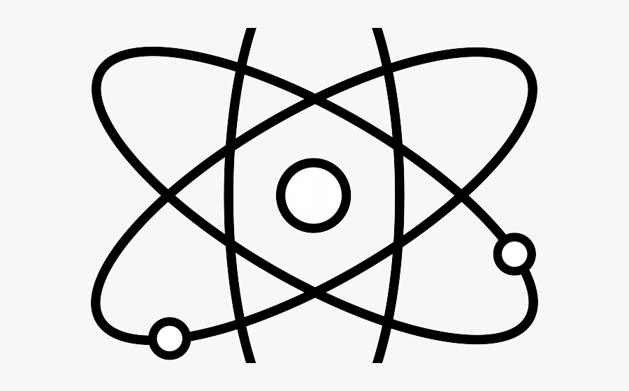 Transparent Broken Bone Clipart - Atom Black And White, Transparent Clipart