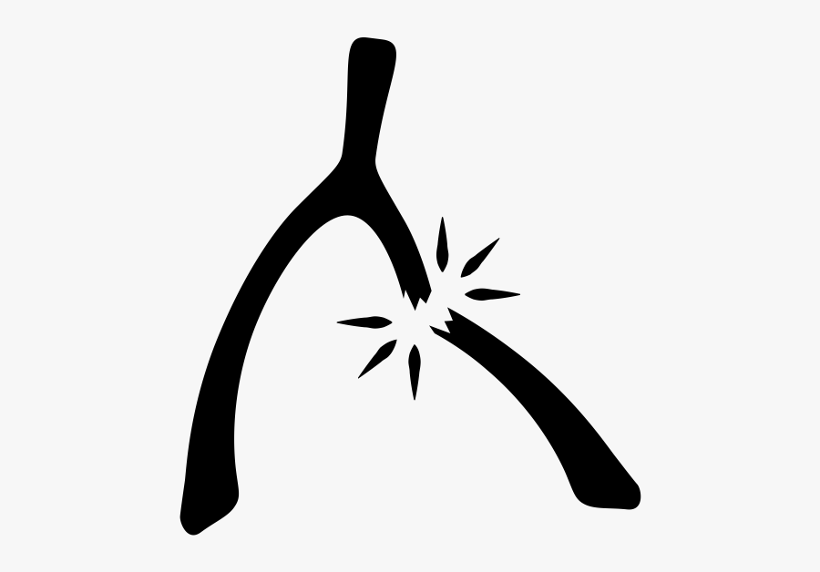 Broken Wishbone Rubber Stamp"
 Class="lazyload Lazyload - Broken Wishbone Svg, Transparent Clipart