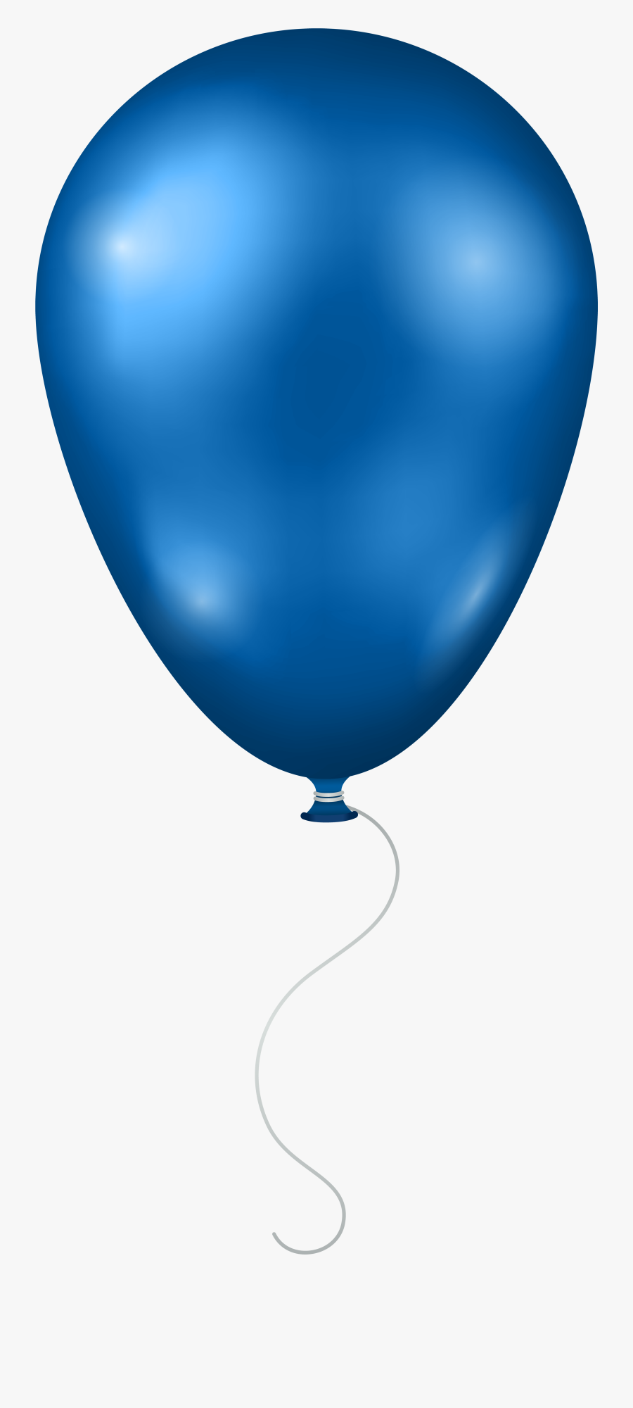 Transparent Balloon Clipart Transparent Background - Single Transparent Background Blue Balloon Balloons, Transparent Clipart