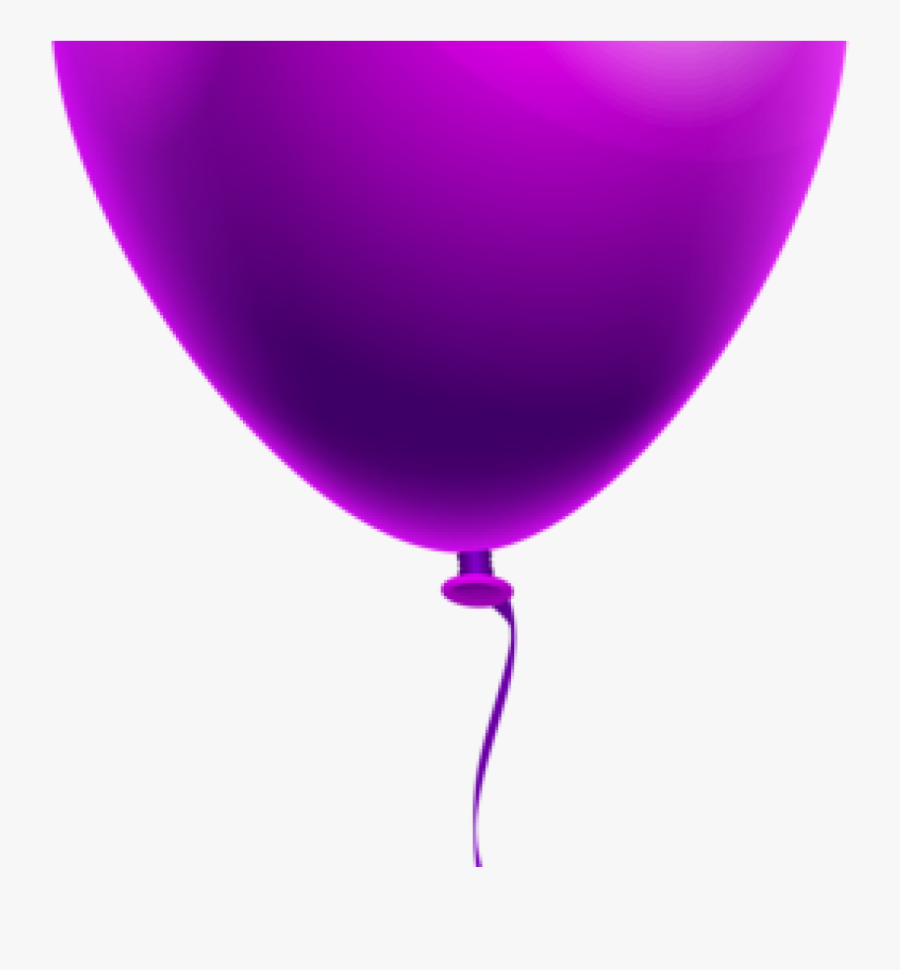 Balloon Clipart Single Purple Balloon Png Clipart Image - Balloons Transparent Purple Background, Transparent Clipart
