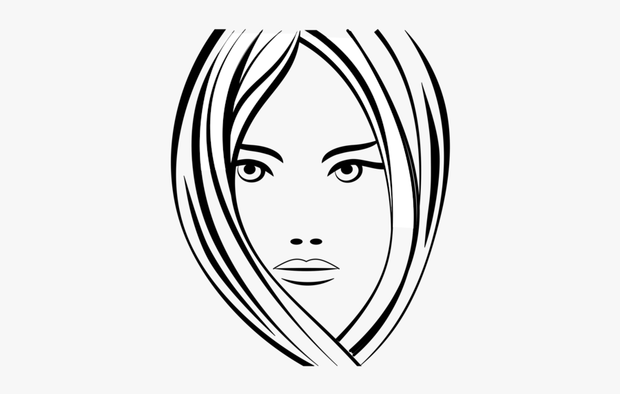 Headscarf Woman Veil Computer Icons Cc0 - Line Art, Transparent Clipart