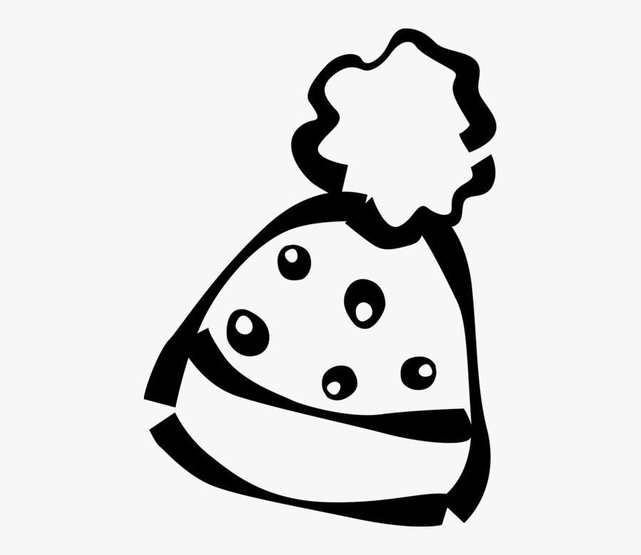 Hat Vector Image Illustration Of Warm Knitted, Transparent Clipart