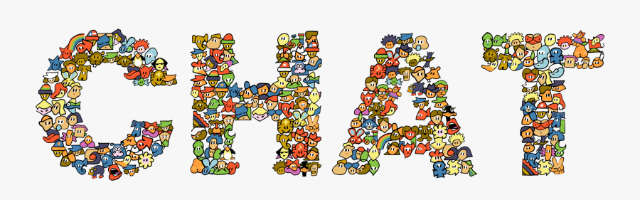 Art,text,graphic Design - Png All Chat Icon, Transparent Clipart