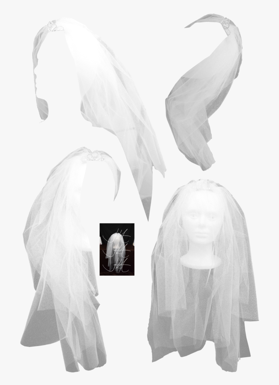 Com Bridal Veil 2 P - Veil, Transparent Clipart