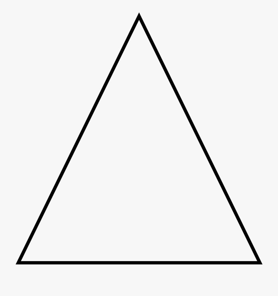 Black And White Triangle Png Transparent Transparent Background