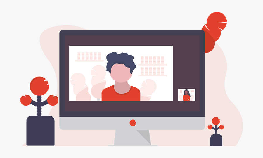 Video Chat Image For Site - Videotelephony, Transparent Clipart