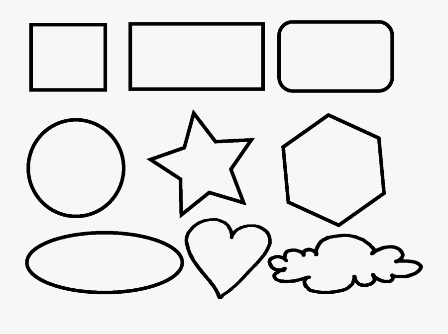 Basic Shapes Png - Doodles Images Of Shapes, Transparent Clipart