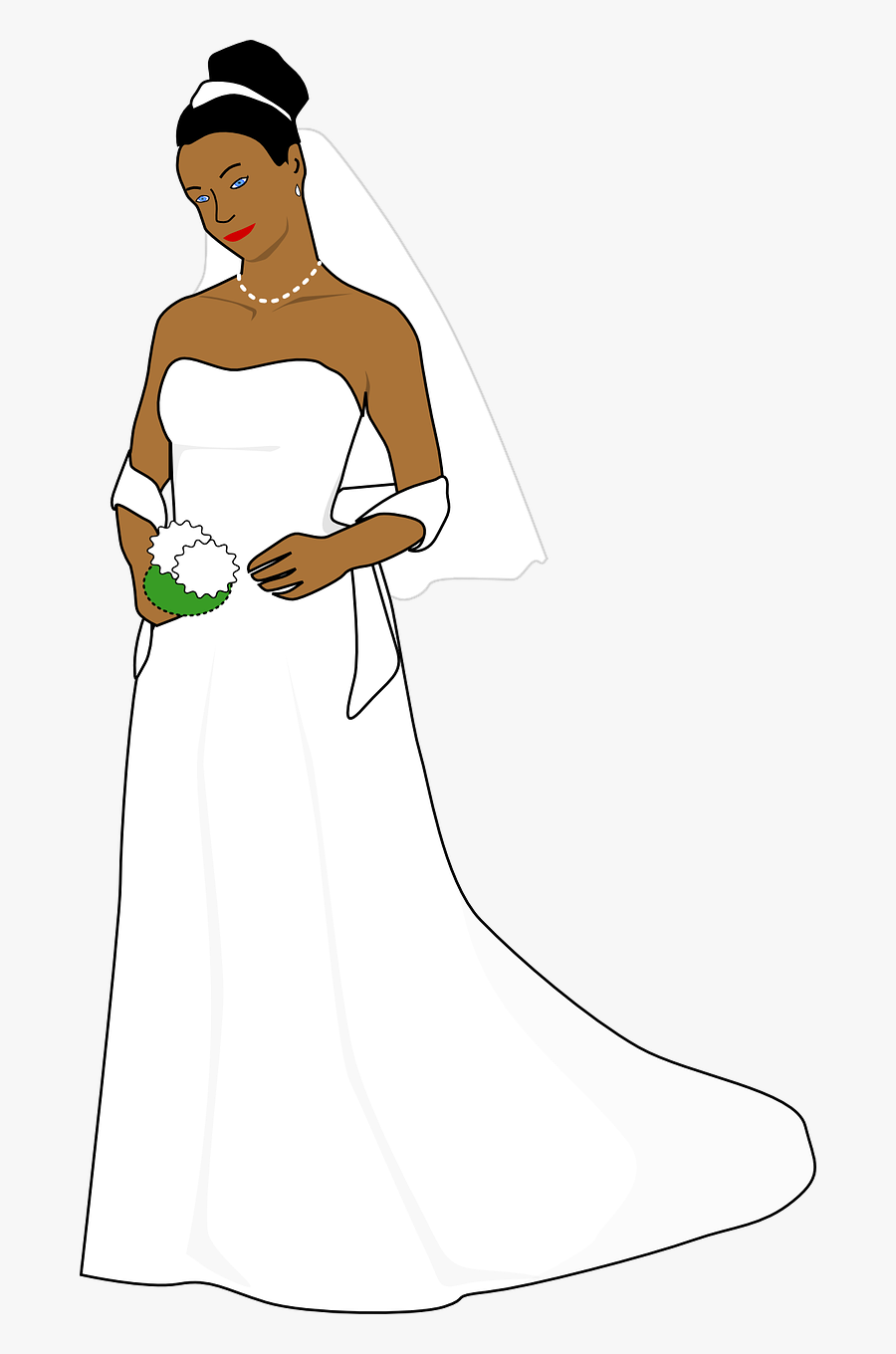 African Bride Png Clipart, Transparent Clipart
