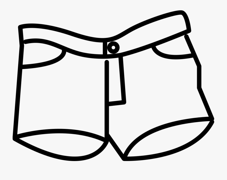 Short Black Shape - Short Drawing Png, Transparent Clipart