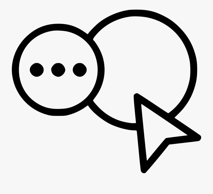 Chat Messenger Photo Frame Coursor Comments - Dafont Messenger, Transparent Clipart