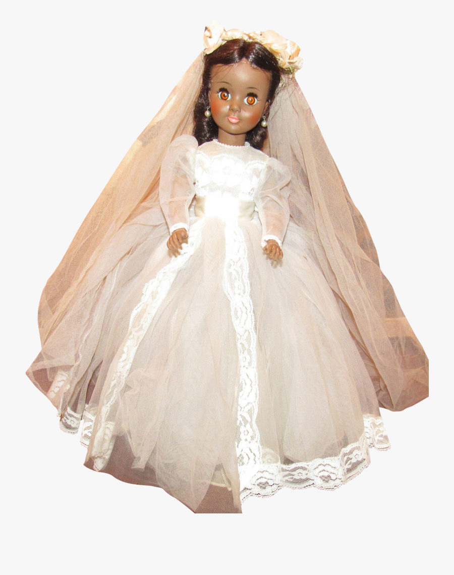 Beautiful Vintage Madame Alexander "leslie Bride Doll - Barbie, Transparent Clipart