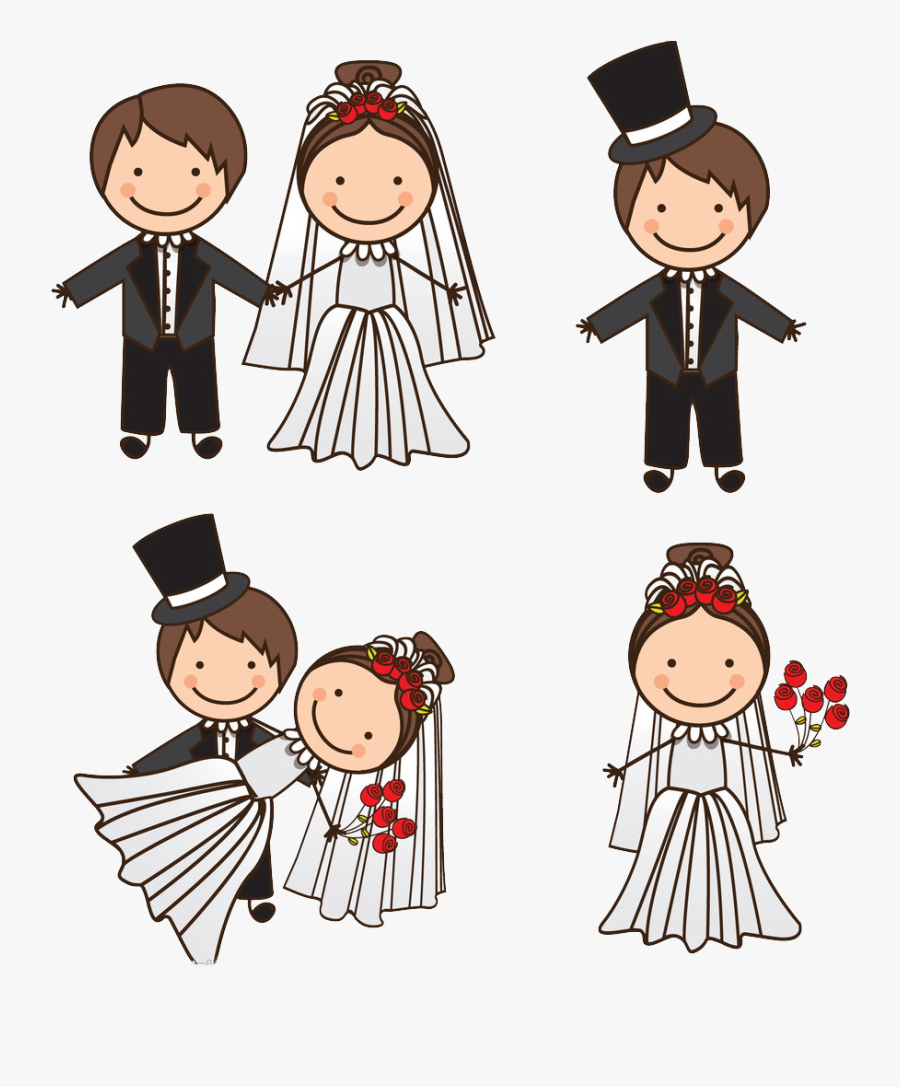 Wedding Invitation Bridegroom Illustration - Wedding Clipart For Kids, Transparent Clipart