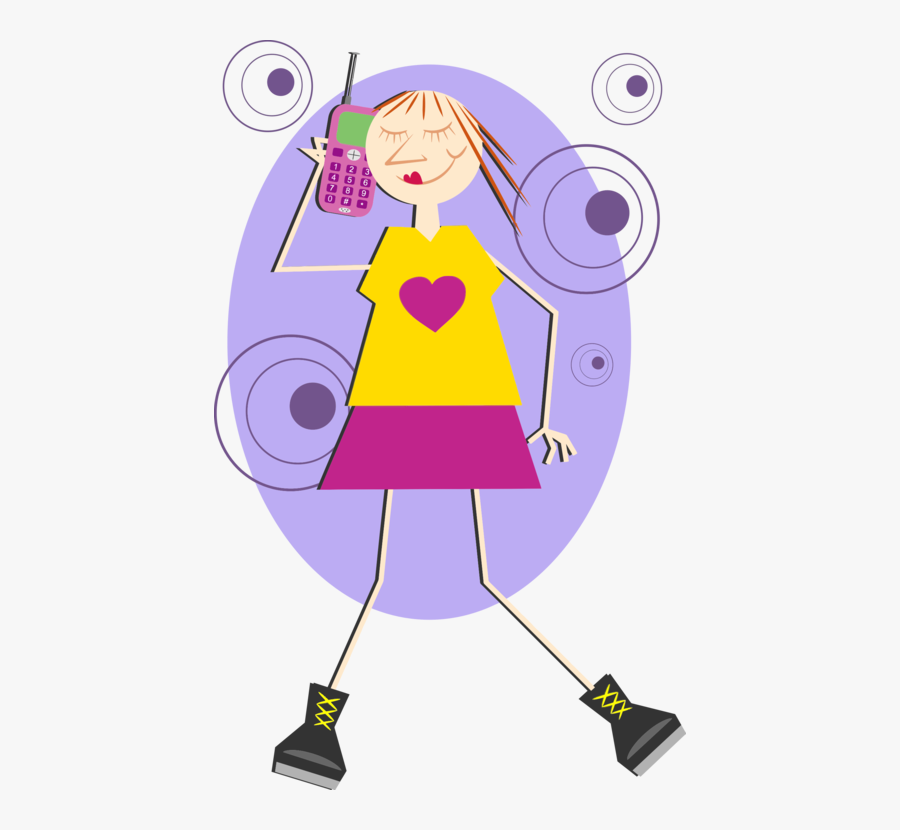 Human Behavior,art,purple - Mobile Phone, Transparent Clipart