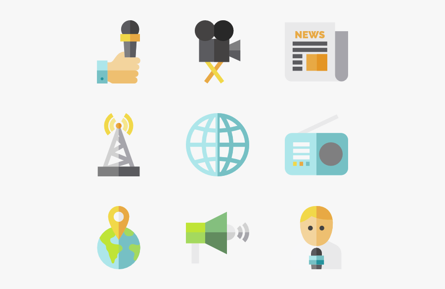 News Clipart Yellow Journalism - Icon, Transparent Clipart