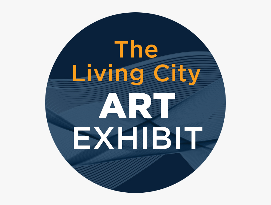 Living City Art Exhibit Button - City, Transparent Clipart