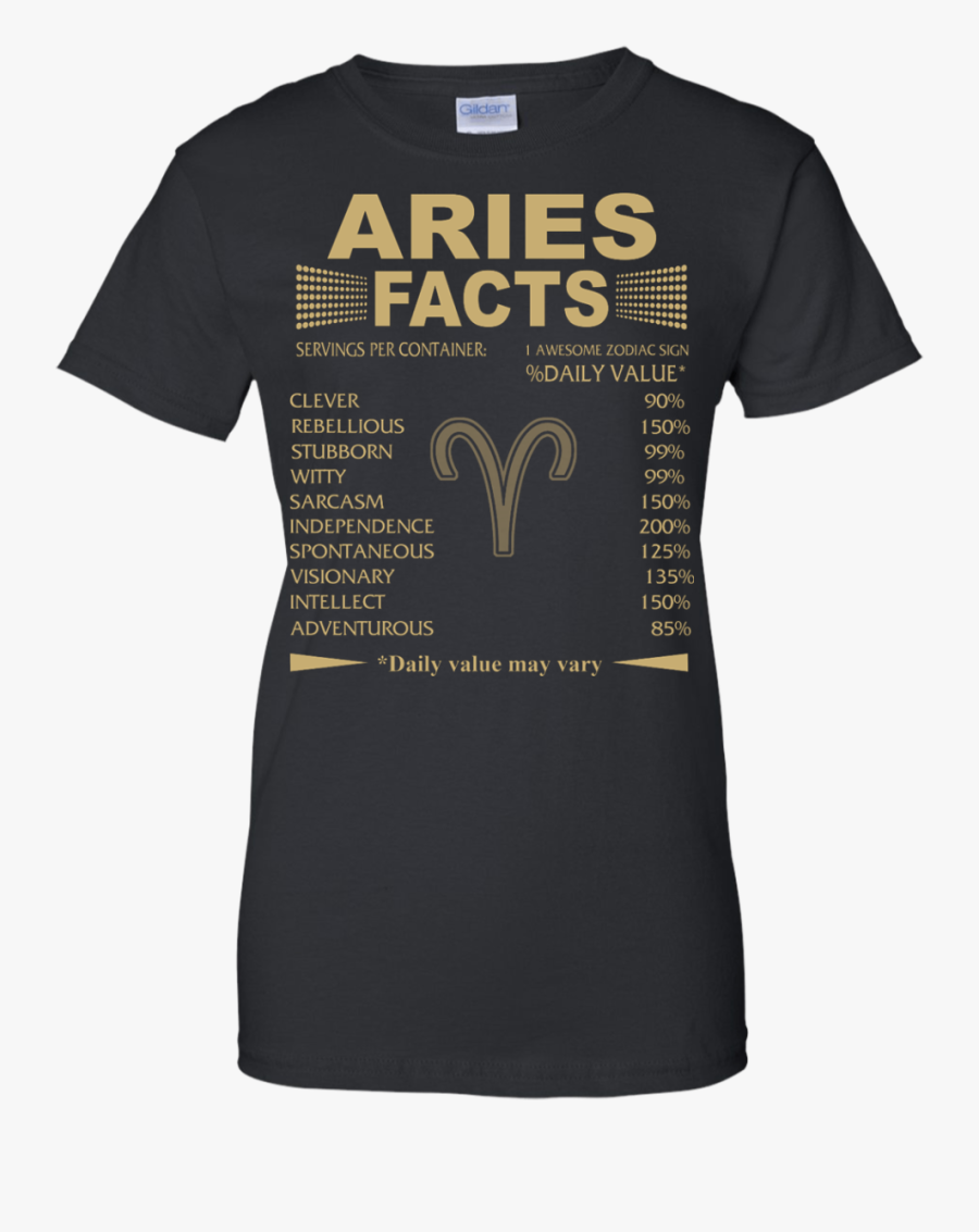 Clip Art Aries Facts T Shirt - College T Shirt Quotes, Transparent Clipart