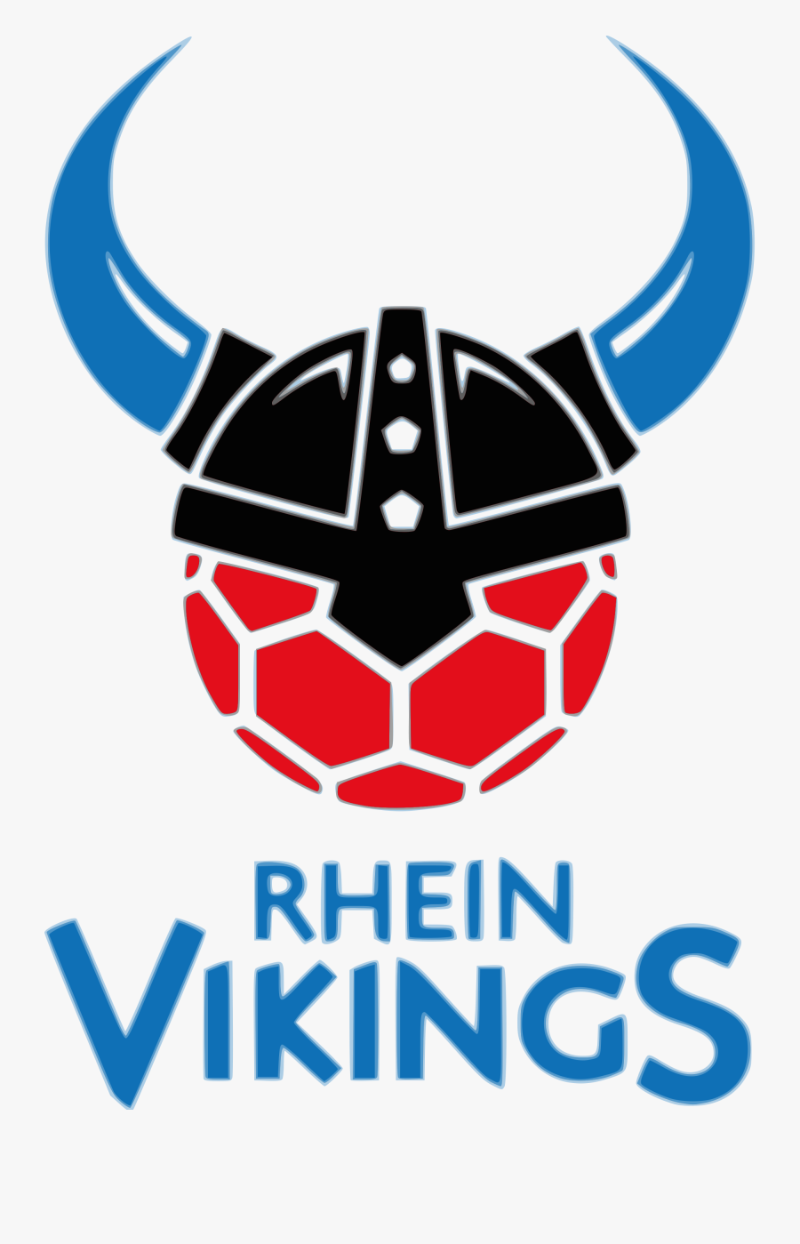 Transparent Vikings Logo Png - Rhein Vikings Logo, Transparent Clipart