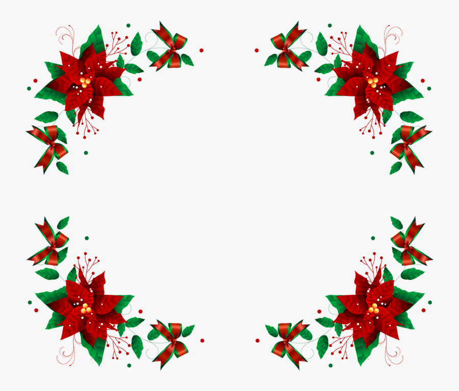 Christmas Border Picture Frame, Transparent Clipart