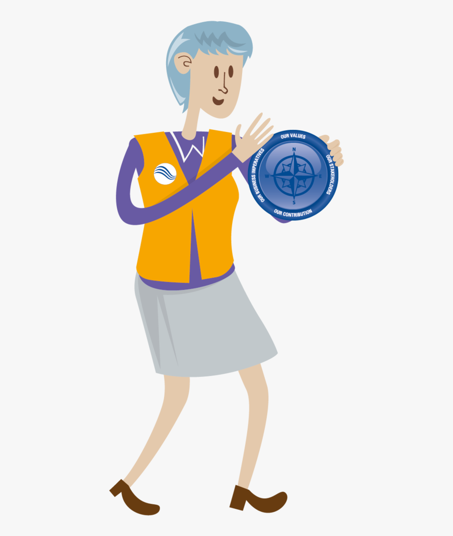 Sellafield Lady-01 - Cartoon, Transparent Clipart
