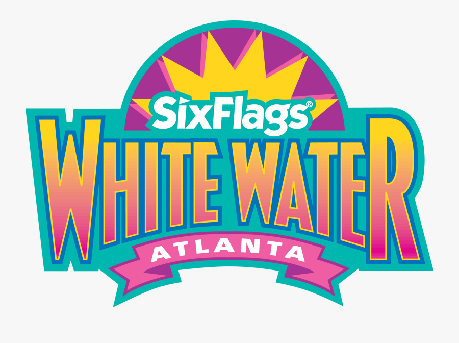 Six Flags White Water Logo, Transparent Clipart