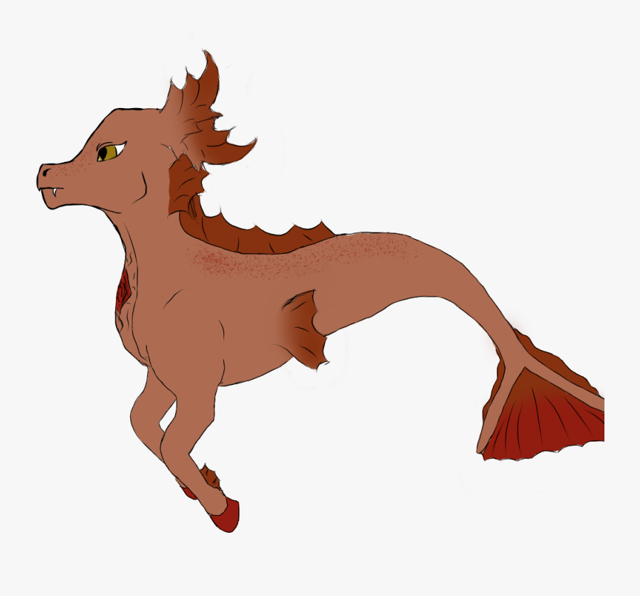 This Female Siren Has A Light Brown Skin, With Redish - Cartoon, Transparent Clipart