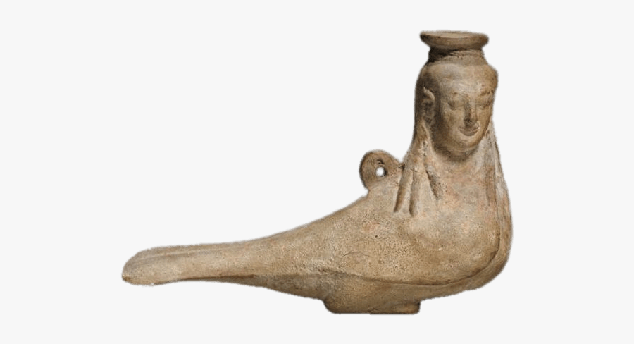 Small Statue Of Greek Siren - Statue, Transparent Clipart