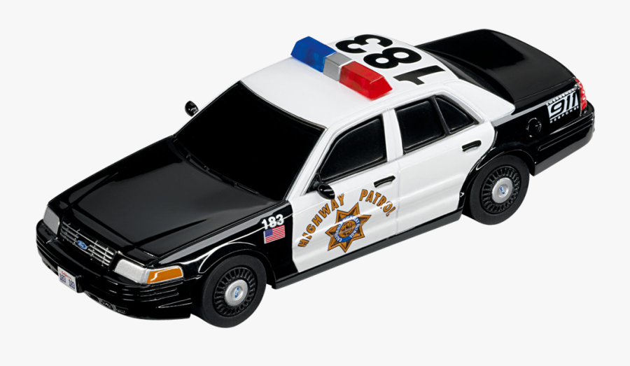 Transparent Siren Clipart - 1 32 Slot Cars Police, Transparent Clipart
