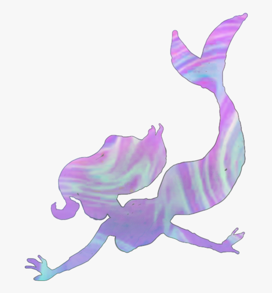 #mermaid #siren#surrealism #trippy #psy #kawaii #pastelgoth - Pastel Mermaid Kawaii, Transparent Clipart