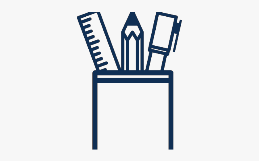 Outline Images Of Stationery, Transparent Clipart