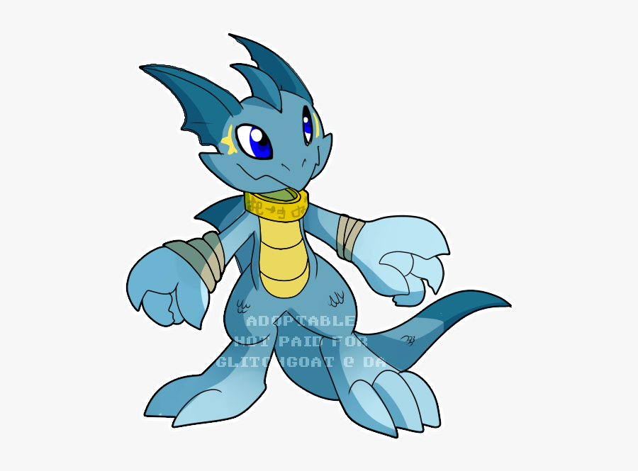 Digimon Clipart Aqua - Water Digimon, Transparent Clipart