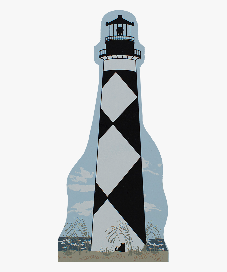 Lighthouse Clipart North Carolina - Cape Lookout Lighthouse Png, Transparent Clipart