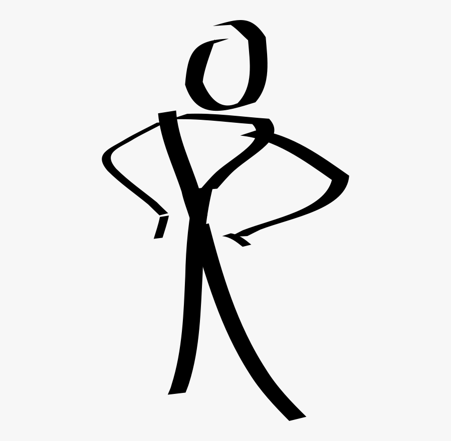 Free Clip Art "stickyman - Stick Figure Clip Art, Transparent Clipart