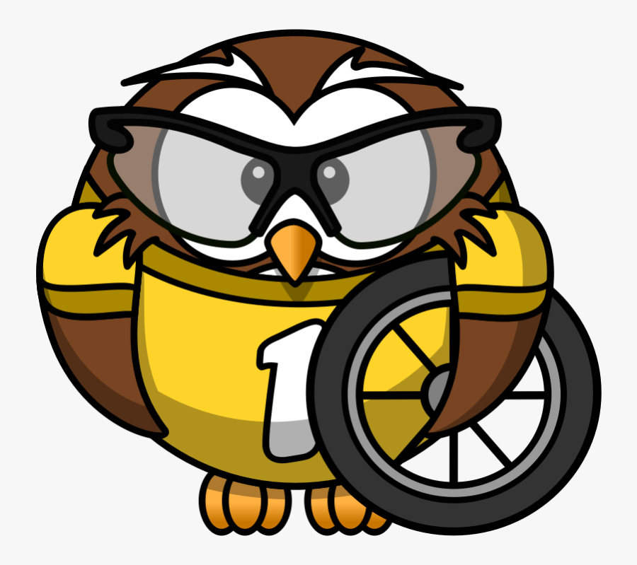 Cool Owl Mascot - Present Perfect Continuous Tag Questions, Transparent Clipart