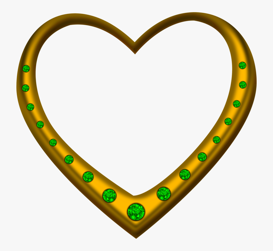 Heart,symbol,horseshoe - Diamond Gold Heart Png Transparent, Transparent Clipart