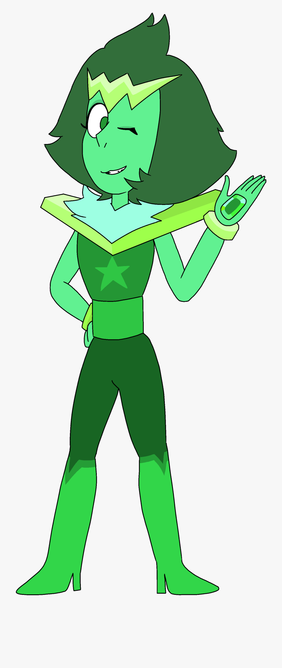 Crystal Gems Emerald - Steven Universe Hidden Crystal Gems, Transparent Clipart